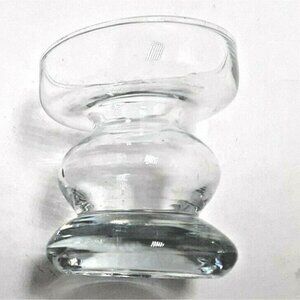 clear glass candle holder Taper Pillar Vase Candlestick 2 inch
